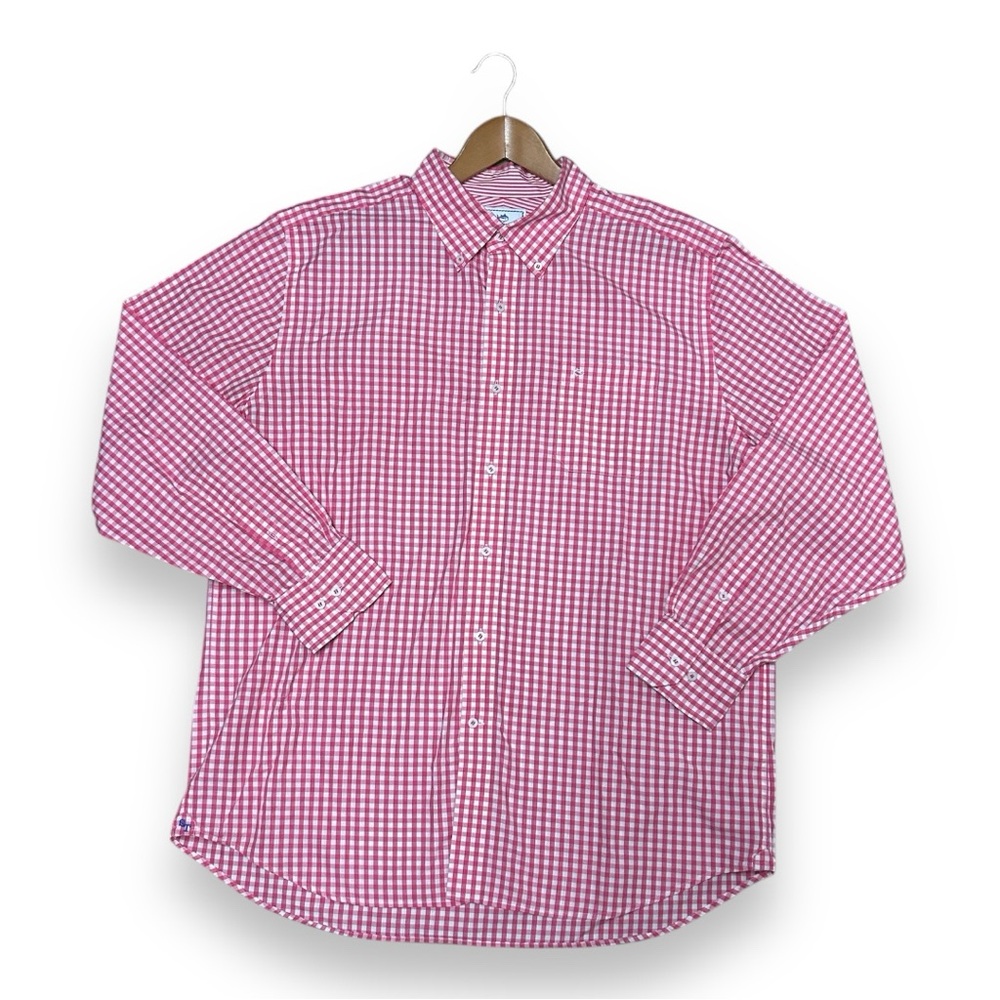NWOT Southern Tide Red Checkered Men's Shirt